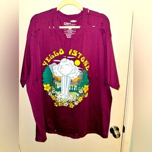 Cute distressed “YellowStone” tee- 3x